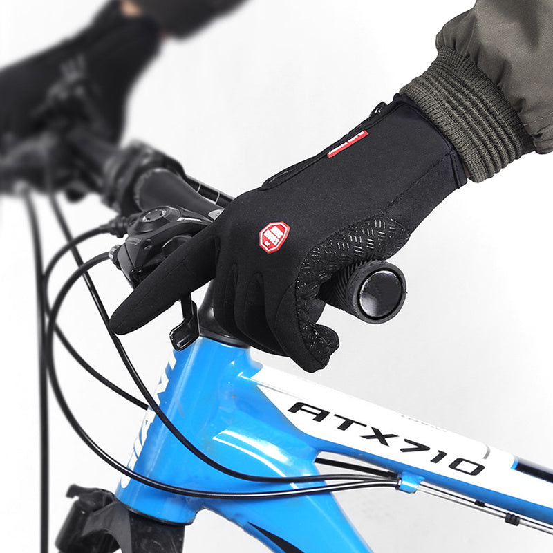 Gants d'hiver pour écran tactile, moto, glisse, gants de sport imperméables avec polaire
